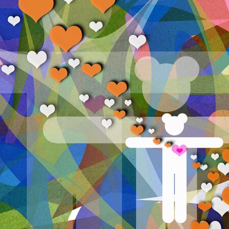 teddy abstractの写真素材
