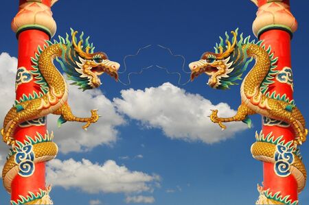 twin Dragonの写真素材