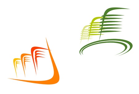 Real estate symbols for design and decorateのイラスト素材