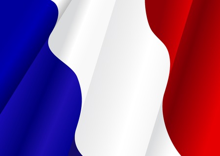 Flag of France for design as a background or textureのイラスト素材