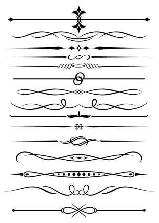 Vintage elements and borders set for ornate and decoration Vintage elements and borders set for ornate and decoration