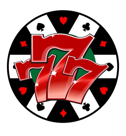 Lucky symbol of jackpot for success concept designのイラスト素材