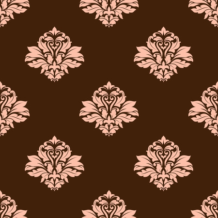 Beige floral seamless pattern  のイラスト素材