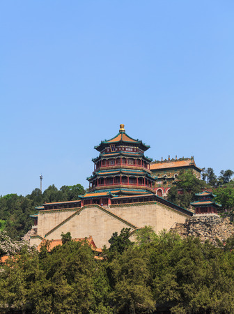 The Tower of Buddhist Incense in Beijingの写真素材