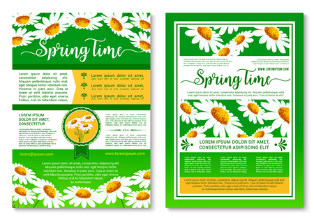 Springtime holidays celebration poster templateのイラスト素材