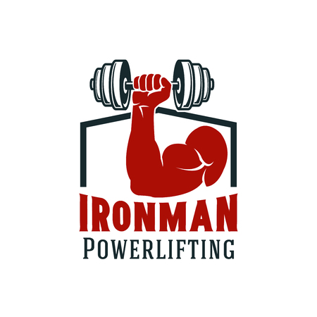 Gym and fitness sport club symbol designのイラスト素材