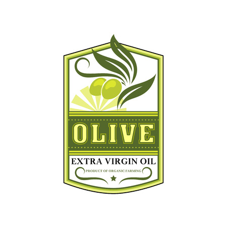 Olives icon for vector ilive oil product labelのイラスト素材