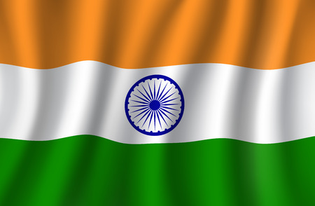 Indian flag 3d , national banner of India