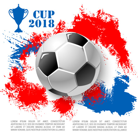Vector poster for soccer cup or football clubのイラスト素材