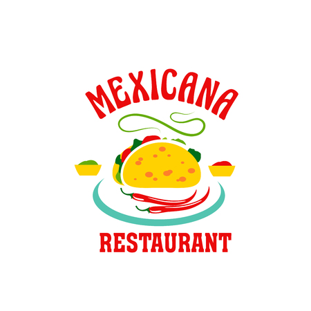 Vector icon for Mexican cuisine restaurantのイラスト素材
