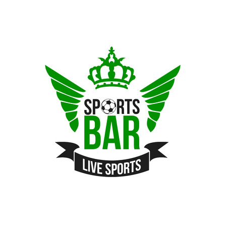 Vector soccer sports beer pub iconのイラスト素材