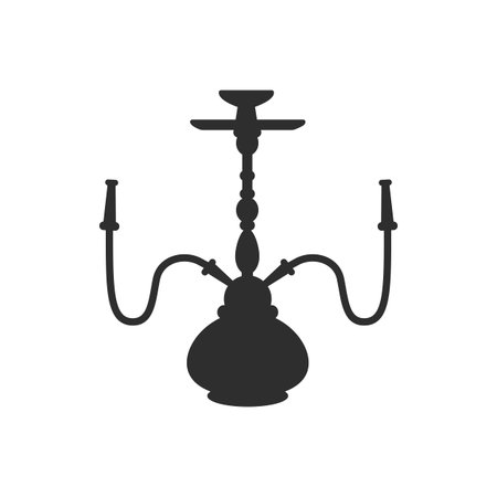 Vector Of Hookah Or Shisha Silhouette Id Royalty Free Image Stocklib
