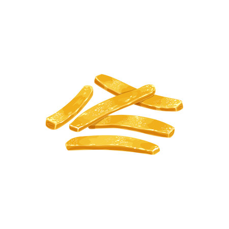 Papaya dried fruits, dry food and candied fruit sweets, isolated vector icon. Candied dried papaya succade strips, sweet dessert confection, culinary and pastry ingredientのイラスト素材