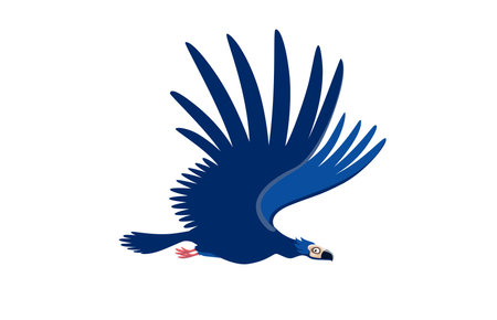 Cartoon Argentavis dinosaur character, dino bird or Jurassic Park extinct species, isolated vector. Funny cute Argentavis dinosaur or Giant Teratorn bird, kids paleontology cartoon characterのイラスト素材