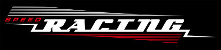 Vehicle stripe sticker for transport modifying, automobile identity speed racing emblem. Vector...