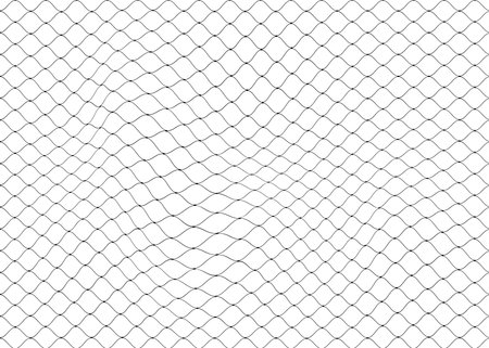 Fishnet seamless pattern, fish net background or soccer goal mesh, vector rope line texture. Fishing net pattern or football goal and soccer sport net background or fishnet with knot grid laceのイラスト素材