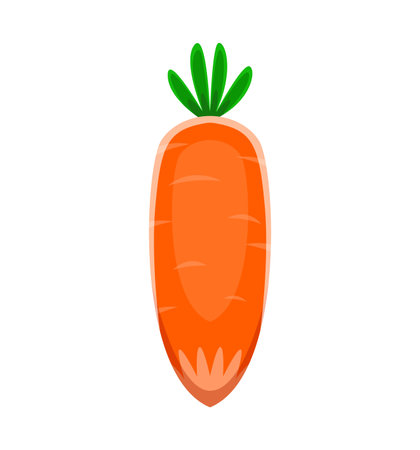 Cartoon farm font type of carrot vegetable letter for agriculture typeface, vector English alphabet. Farm font or harvest type letter I in shape of carrot for kids cartoon farming alphabet typefaceのイラスト素材