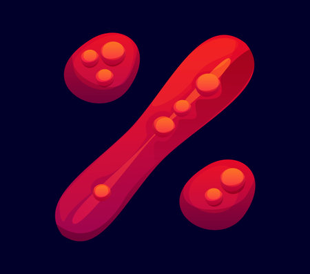 Sea starfish font, coral alphabet punctuation percent sign. Underwater mollusk seashell typeset cartoon symbol, coral reef conch type element. Ocean mussel ABC typeface mark or sea shell signのイラスト素材