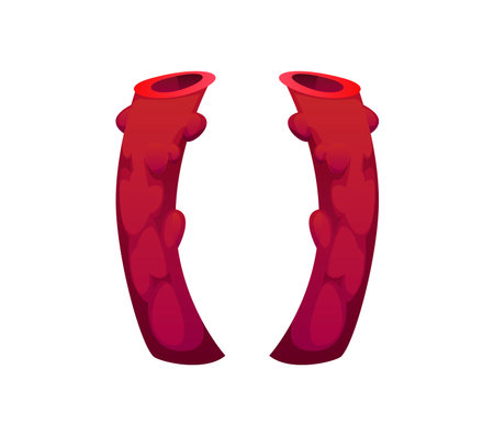 Cartoon underwater font coral punctuation parentheses sign. Aquatic life English alphabet element, ocean nature isolated vector latin typeset punctuation sign or sea wildlife ABC font special symbolのイラスト素材