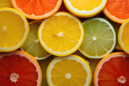 cut citrus fruit fresh juicy, background, textureの素材