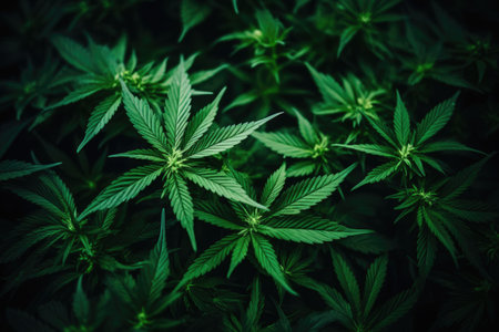 Marijuana wallpaper cannabis background textureの素材