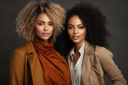 Portrait of beautiful young womenの素材