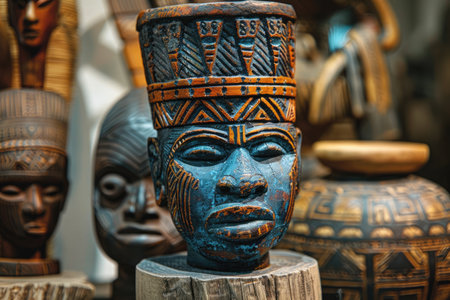 Antique finds of ancient civilization, historical artifactsの素材