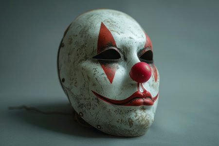 clown mask vintage styleの素材