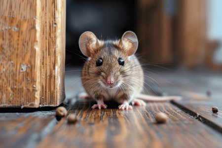 small mouse, rodent, pest in the houseの素材