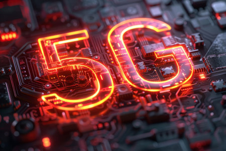 5g high speed mobile wireless internetの素材