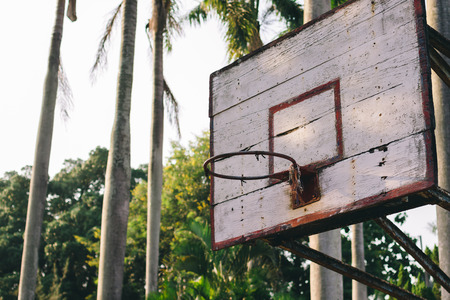 basketball hoopの写真素材