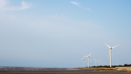 Wind turbinesの写真素材