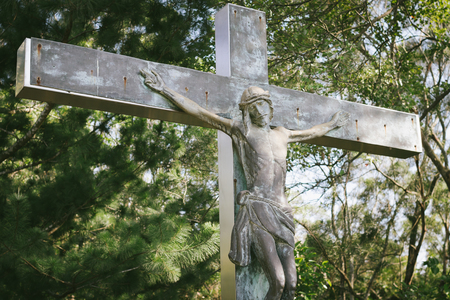 jesus christ on the crossの写真素材