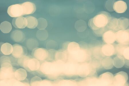 abstract blurry blue sea ocean bokeh backgroundの写真素材