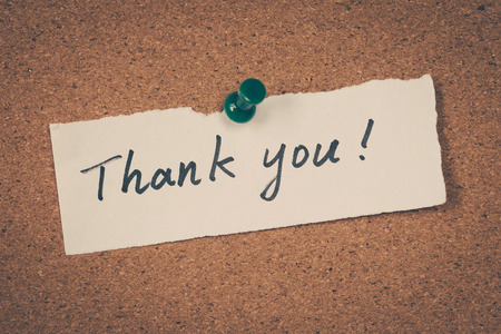 Thank youの写真素材