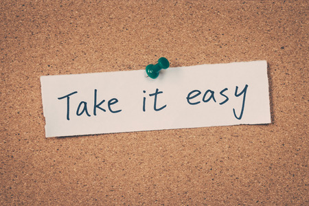Take it easyの写真素材