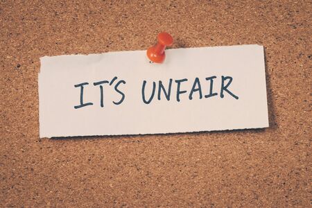 It's unfairの写真素材