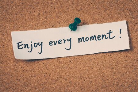 Enjoy every momentの写真素材