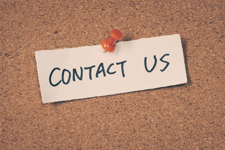 Contact usの写真素材