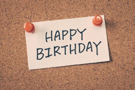 happy birthdayの写真素材
