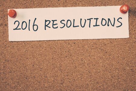 2016 resolutionsの写真素材