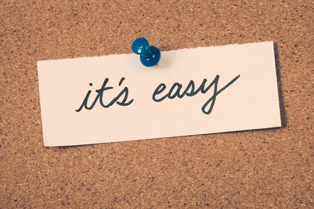 it's easyの写真素材