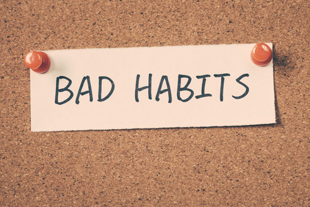 bad habitsの写真素材