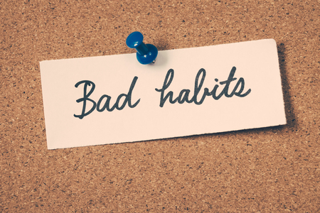 bad habitsの写真素材