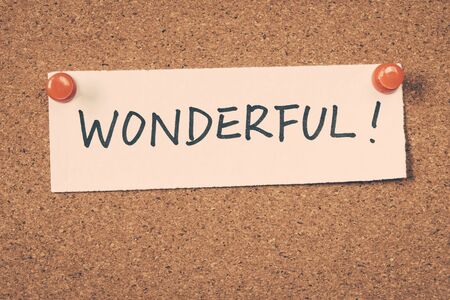 wonderfulの写真素材