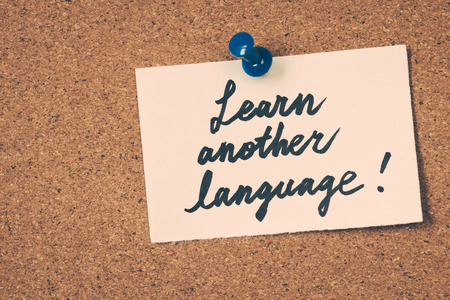 learn another languageの写真素材