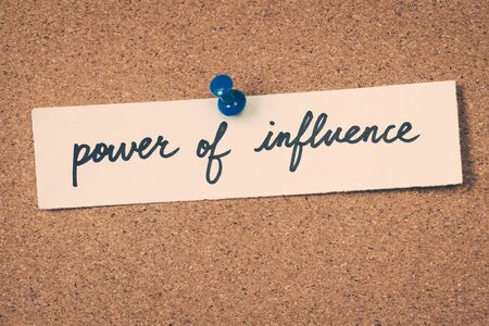 power of influenceの写真素材
