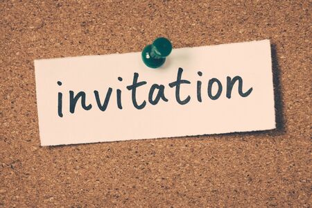 invitationの写真素材