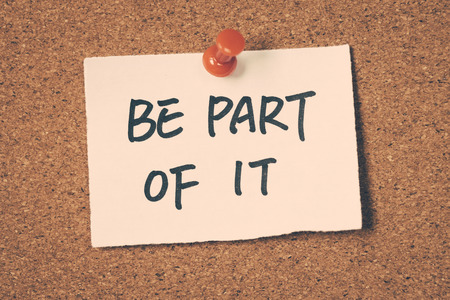 be part of itの写真素材