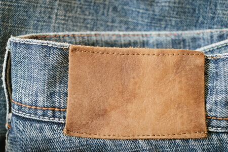 jeans labelの写真素材